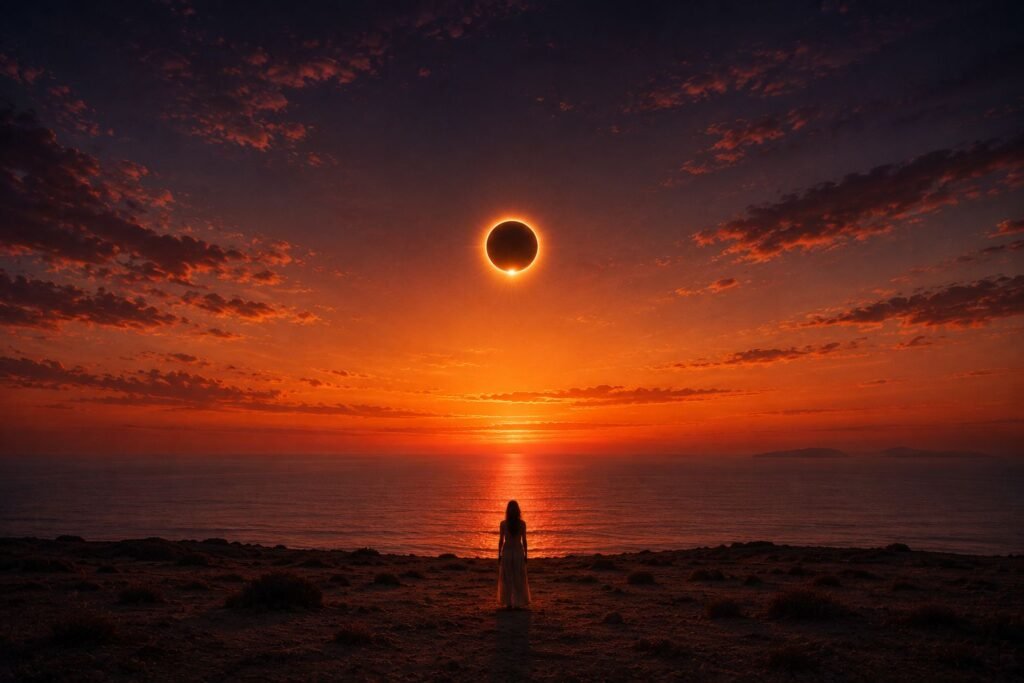 Eclisse di Sole in Leone